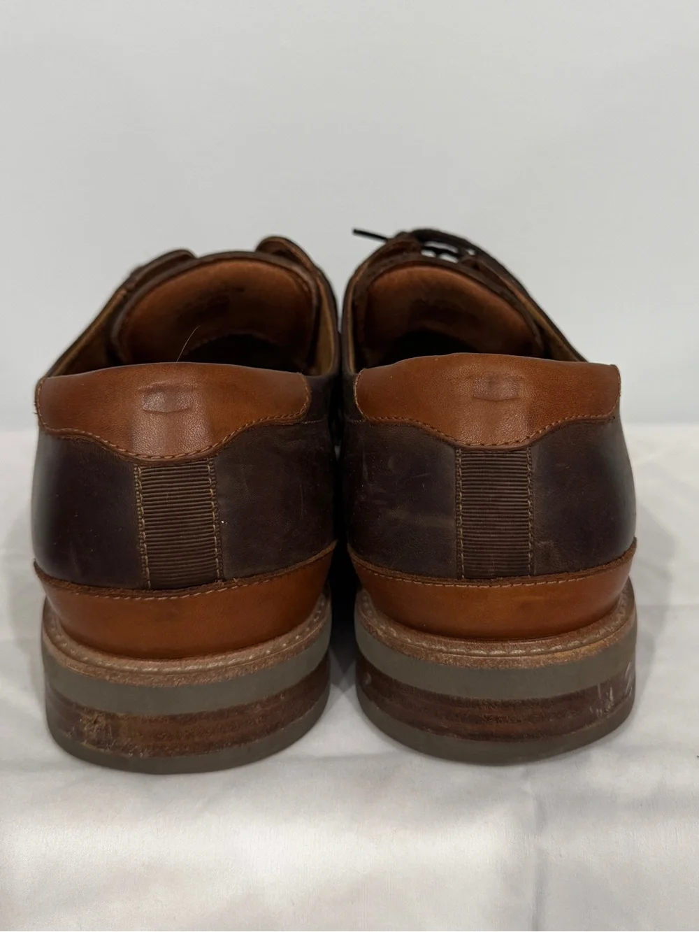 Florsheim Brown Leather Chukka Lace-Up Boots